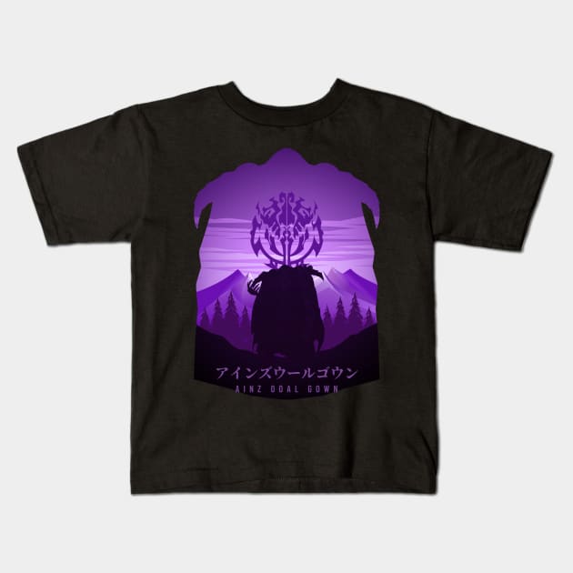 Ainz Overlord Kids T-Shirt by The Artz